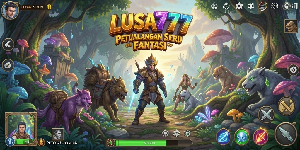 Tampilan gameplay LUSA777 yang menakjubkan dengan petualangan seru.