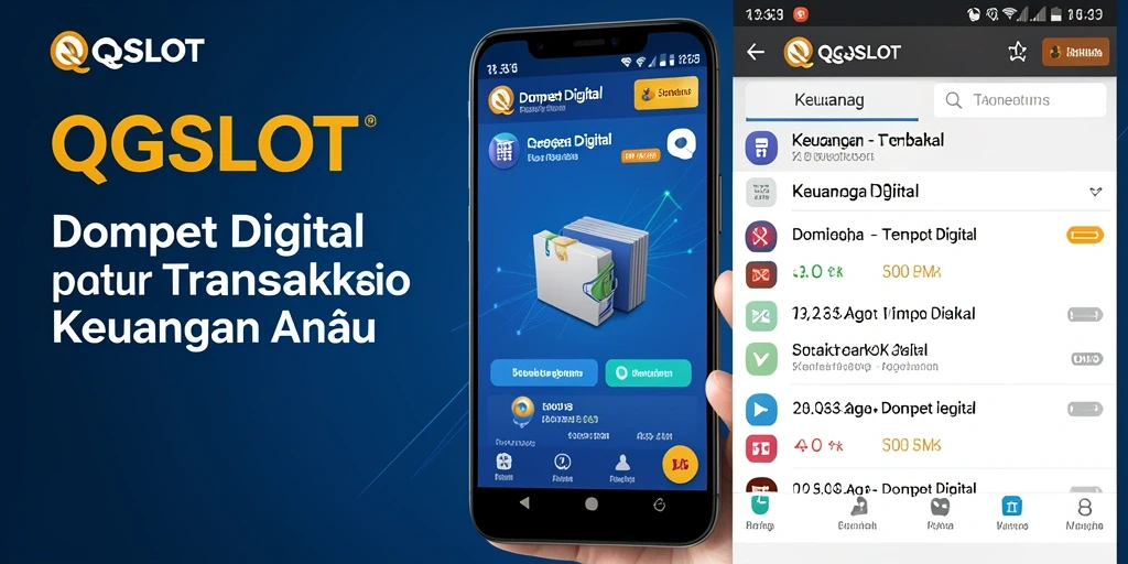 Antarmuka pengguna aplikasi QQSLOT yang modern dan fungsional.