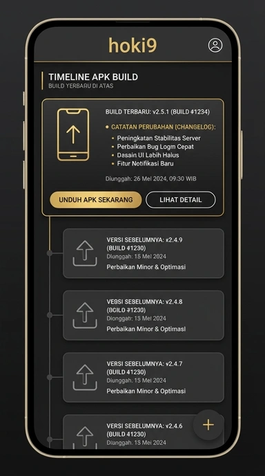 Riwayat Versi Aplikasi hoki9 untuk Pengguna Android